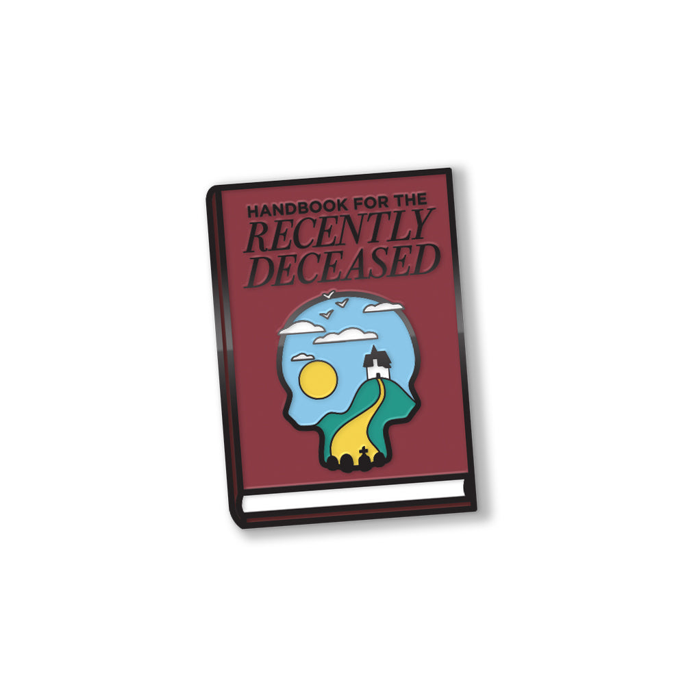 Beetlejuice Recently Deceased Enamel Pin