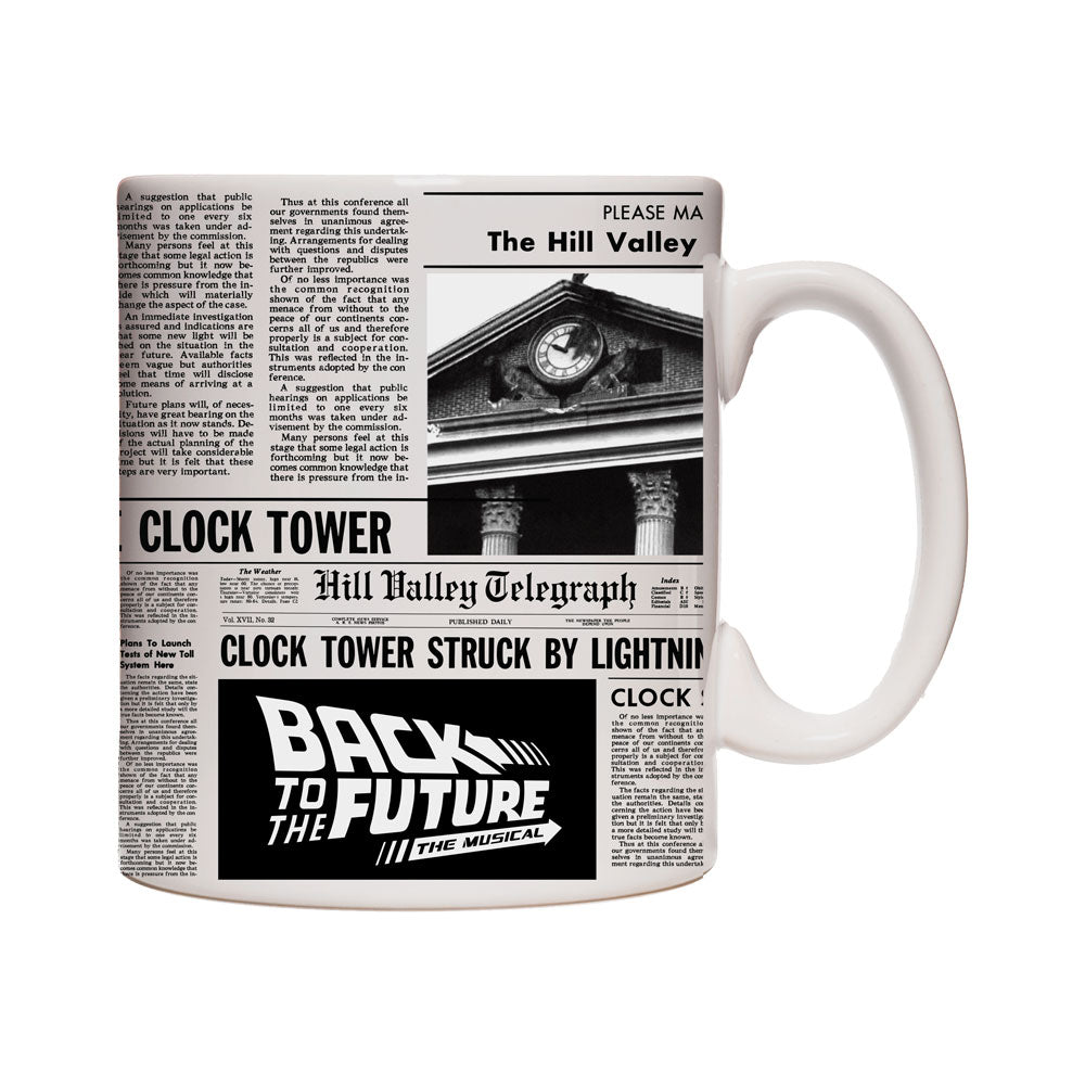 Back to the Future the Musical Clock Tower Mug