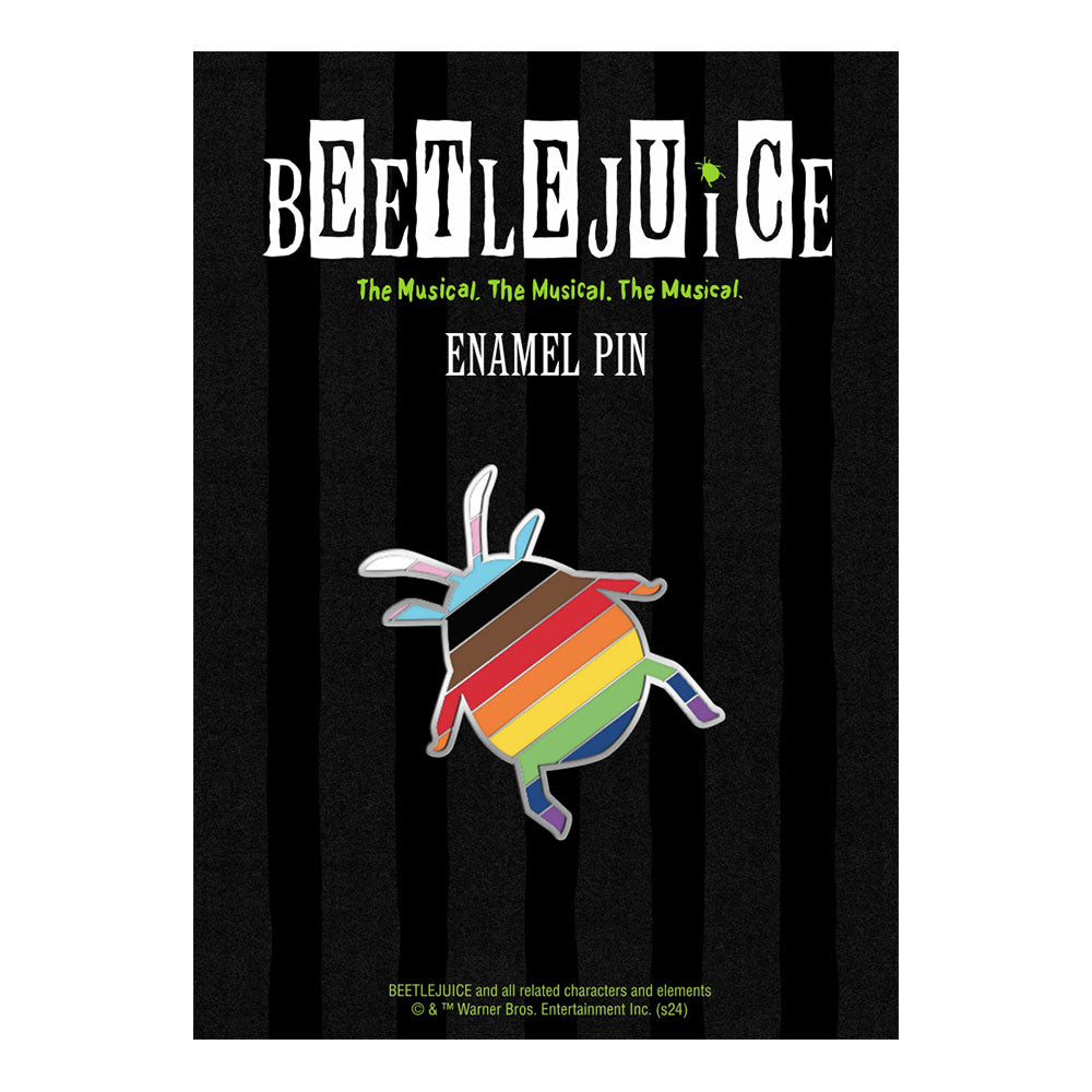 Beetlejuice Pride Beetle Pin