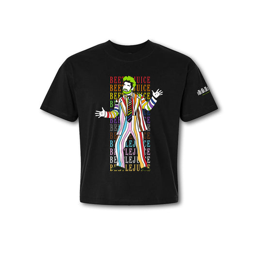 Beetlejuice Unisex Rainbow Suit Pride Tee