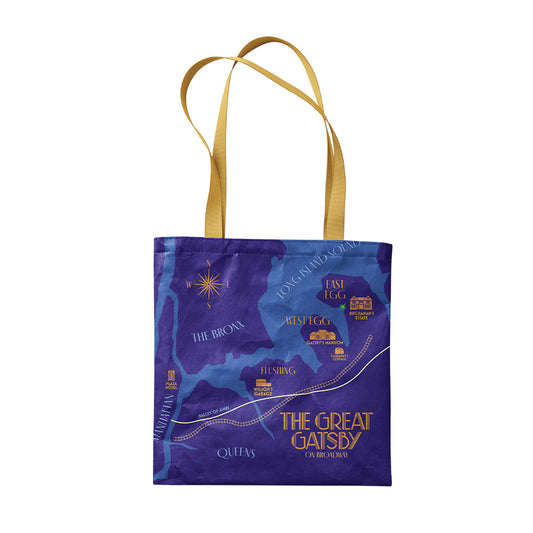 The Great Gatsby Map Tote