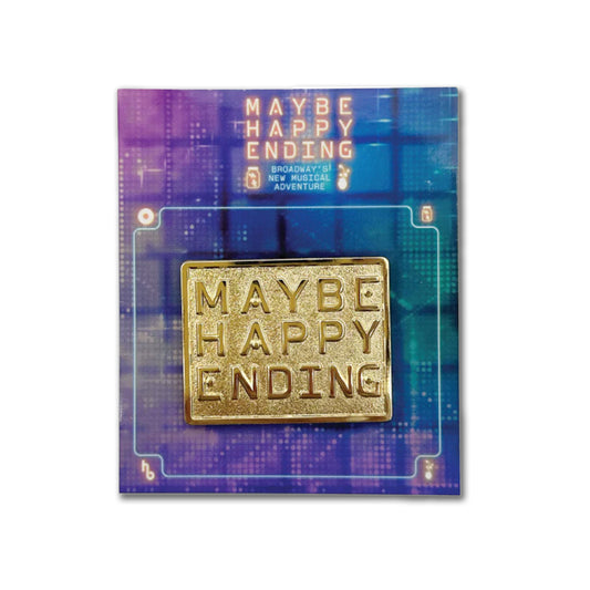 Maybe Happy Ending Logo Pin