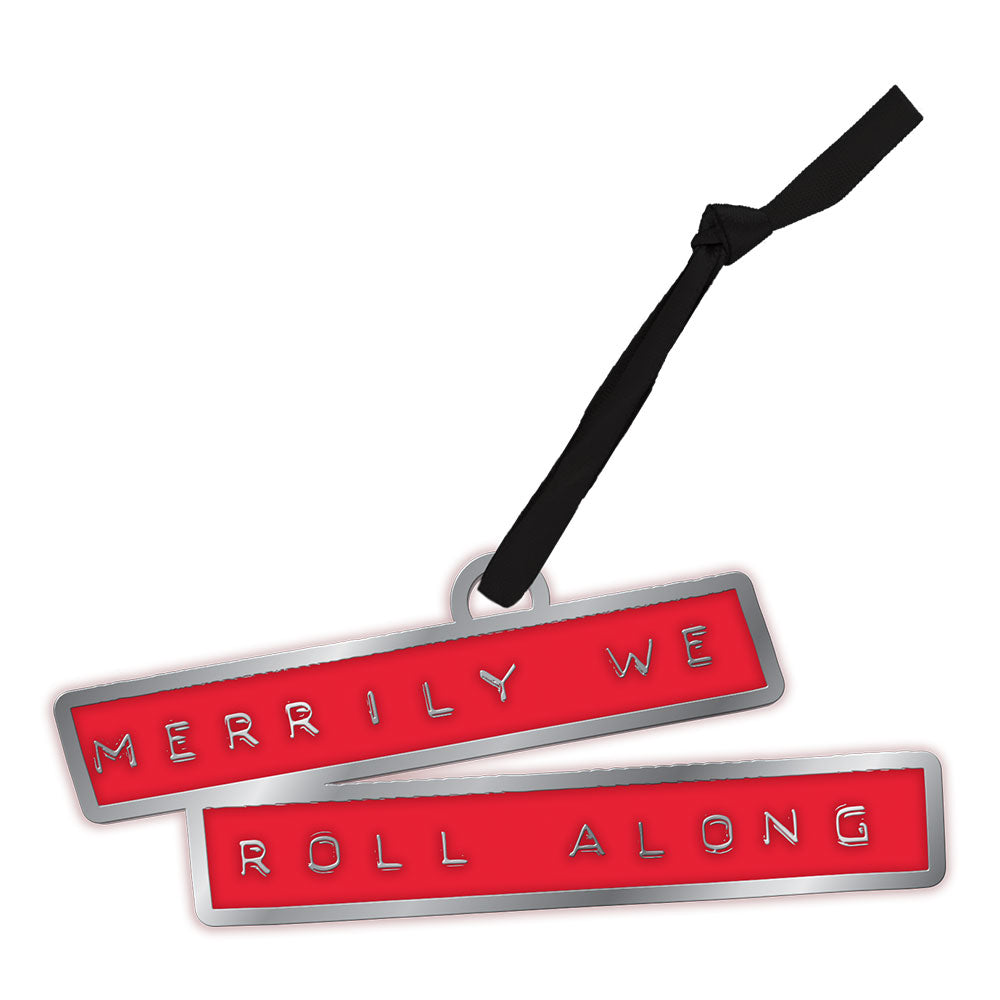 Merrily We Roll Along Logo Ornament