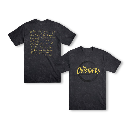 Outsiders Unisex Poem Logo Tee