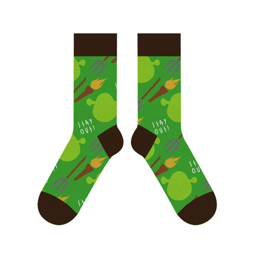 Shrek The Musical Pitchfork Socks