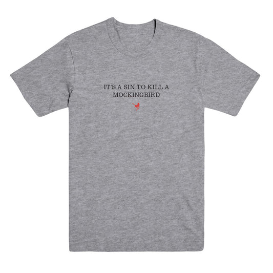 To Kill a Mockingbird Grey Sin Unisex Tee