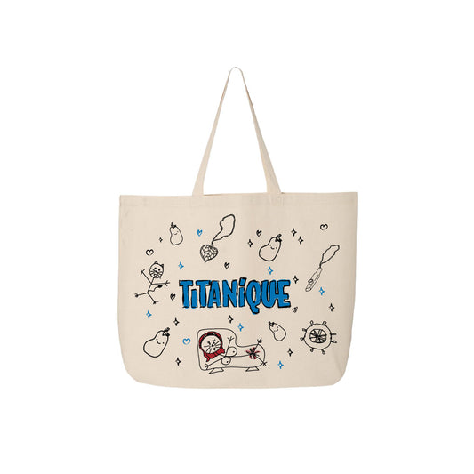 Titanique Jack's Doodles Tote Bag