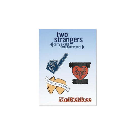Two Strangers (Carry A Cake Across New York) Pin Set
