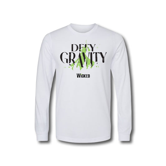 Wicked Unisex Defy Gravity White Long Sleeve