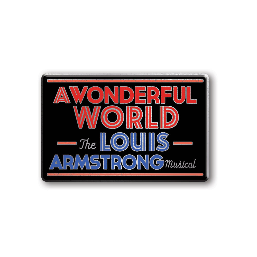 A Wonderful World Broadway Logo Pin