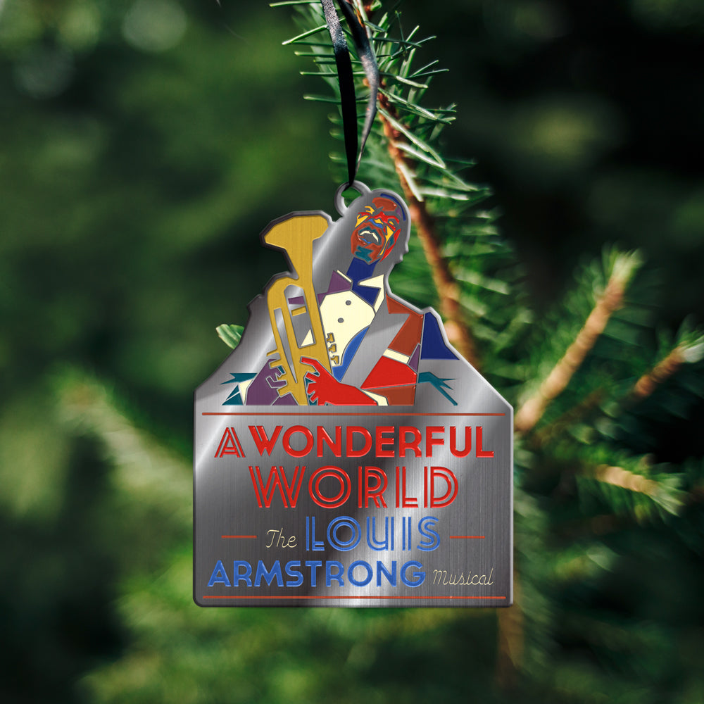 A Wonderful World Logo Ornament