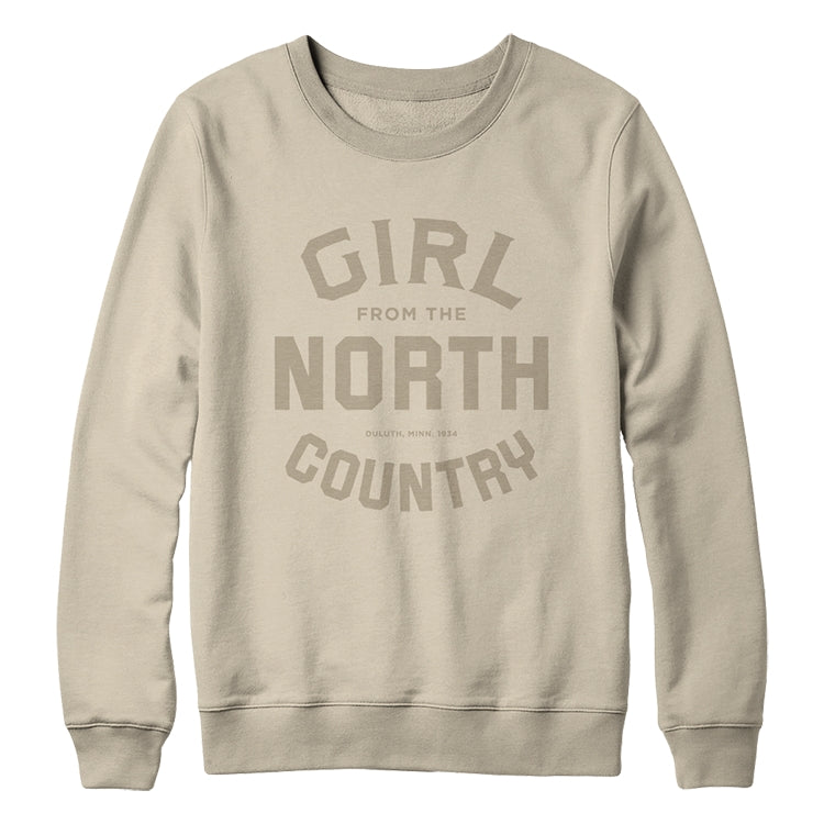 Girl from the North Country Logo Sand Pullover Sweatshirt
