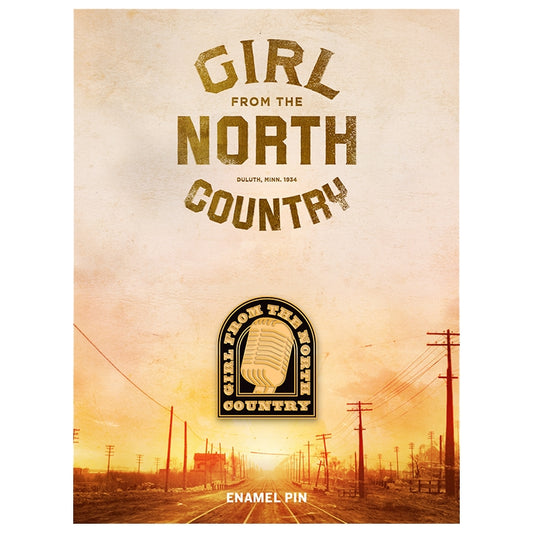 Girl from the North Country Enamel Mic Pin